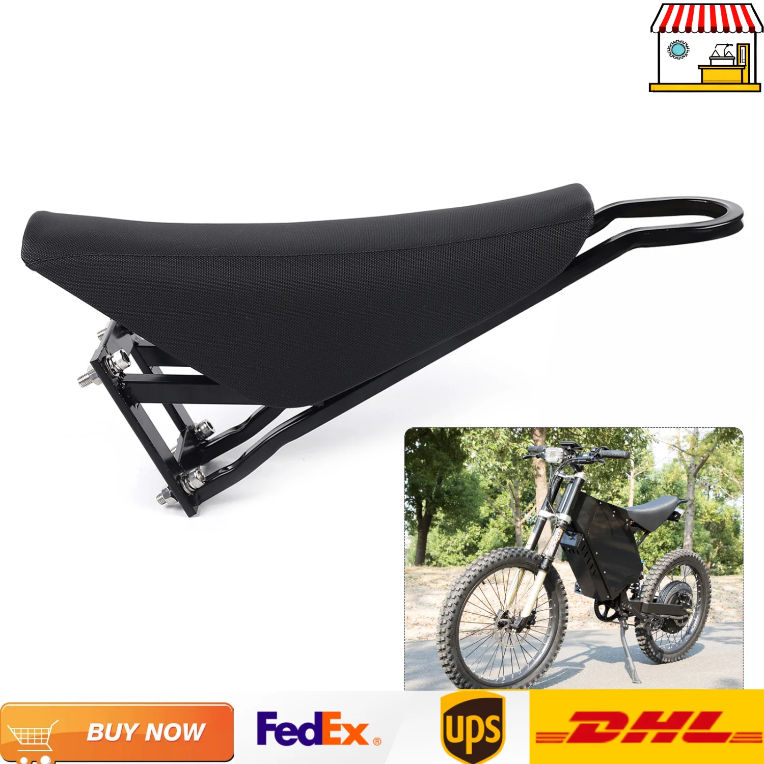 

Motorcycle Seat Cushion Bracket Mountain Bikes, Beach Cruisers, Motorcycles Saddle