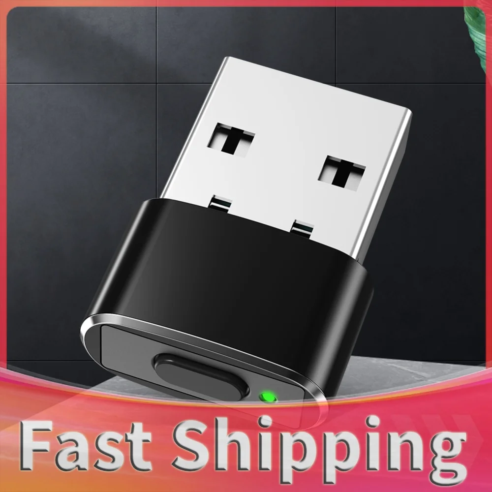 Mini Automatic Move Cursor ON/Off Button USB Automatic Move Cursor Shaker Undetectable Plug and Play Keeps Awake for Computer