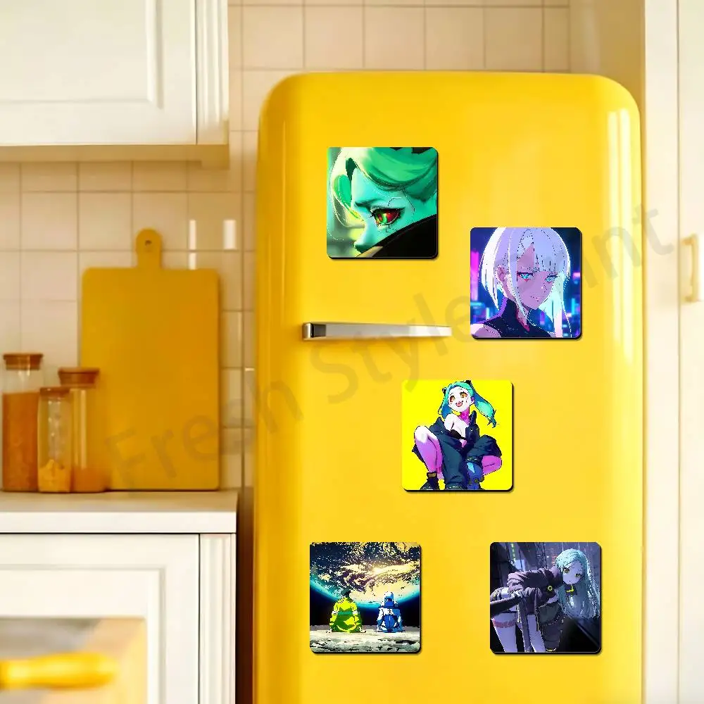 Character Rebecca Lucy David Martinez Best-Selling Strong Magnetic Fridge Magnets Adhesive to Metal Surfaces