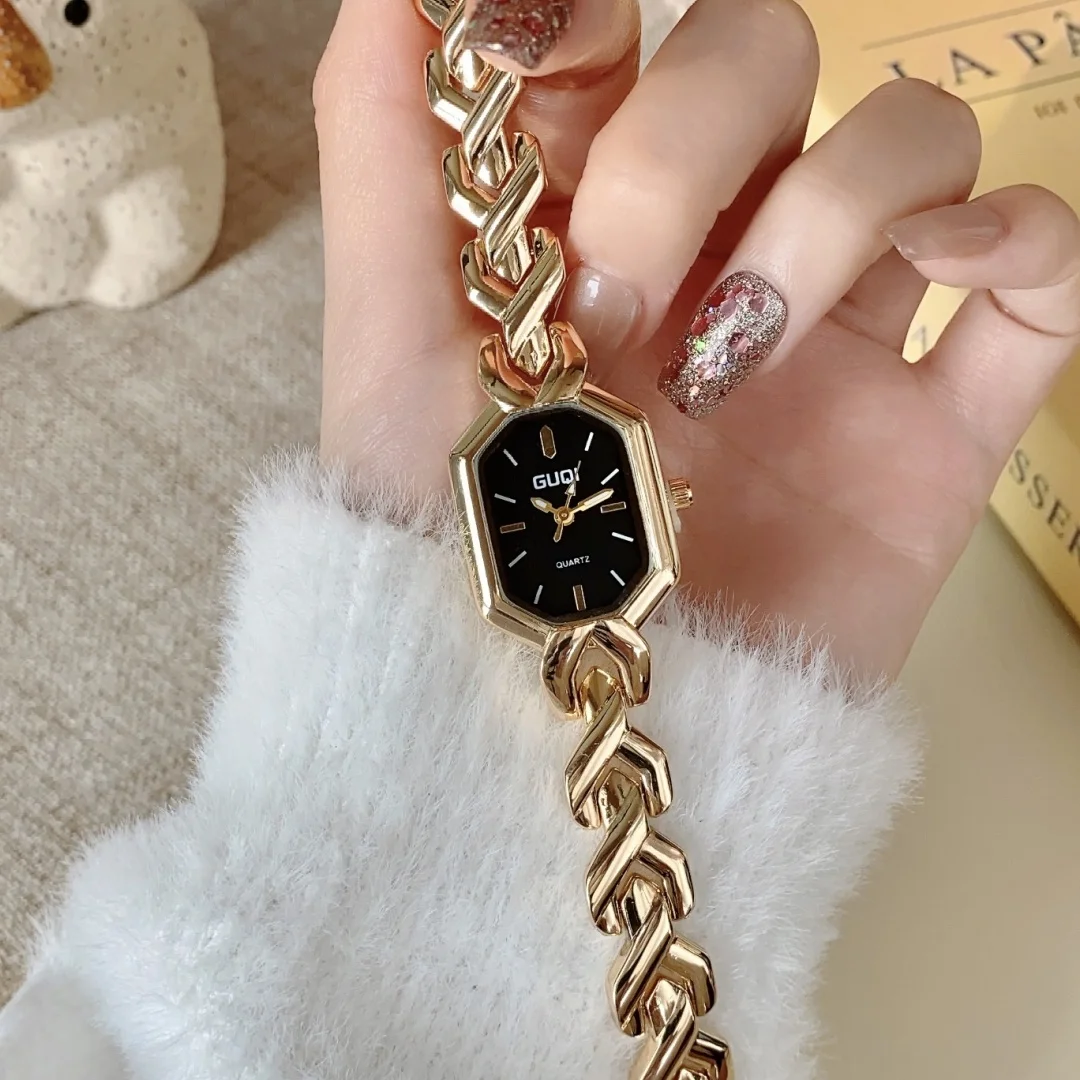 Fashion Green Square Women Watches Ladies Quartz Watch Female Gold Wristwatch Casual Lady Clock Relogio Feminino Watches