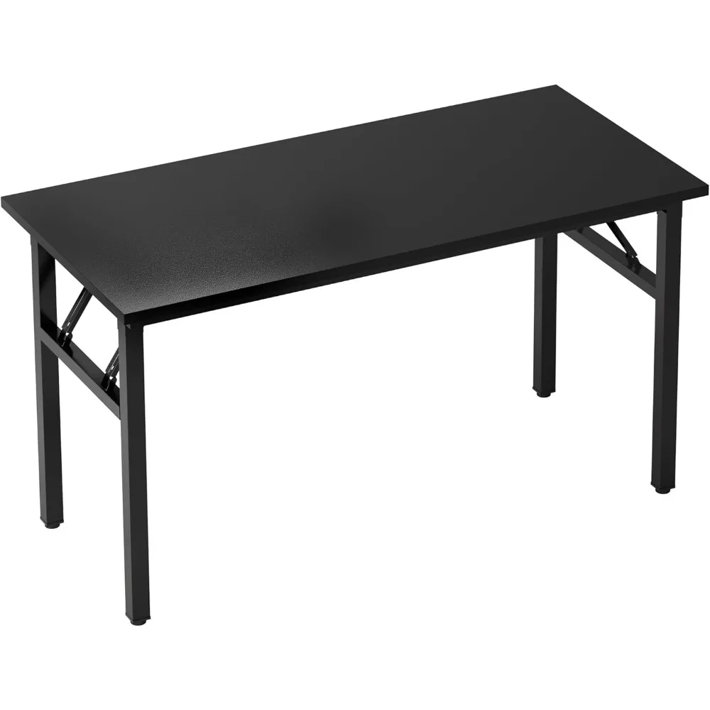 

Computer Desk Office Desk 47 inches Folding Table Laptop Desk Computer Table Workstation with BIFMA Certification No Assembly R