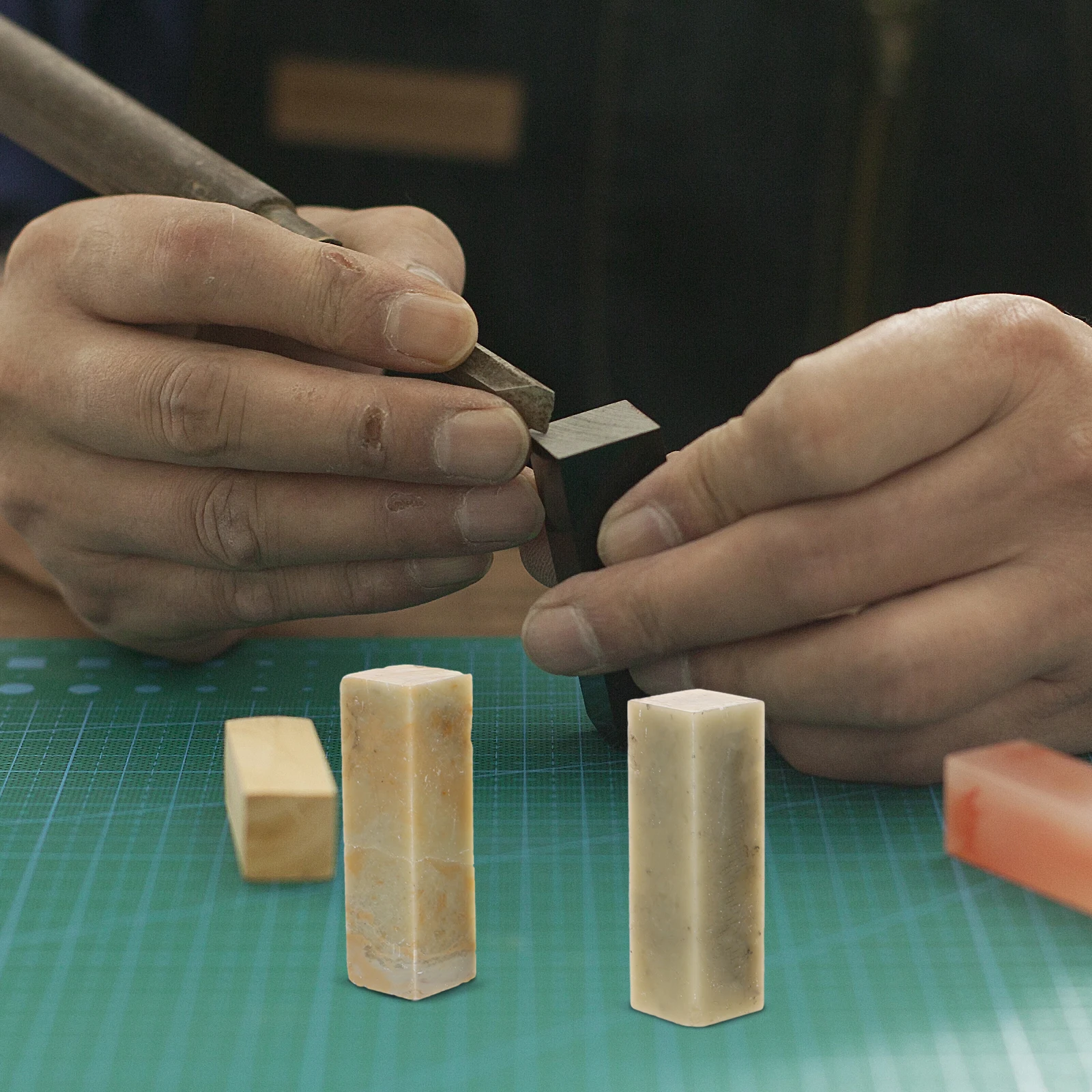 5 قطعة Qingtian حجر ختم المواد محفورة أداة الخط ختم يدويا مكتب ختم المحاسبة لوازم نحت الممارسة