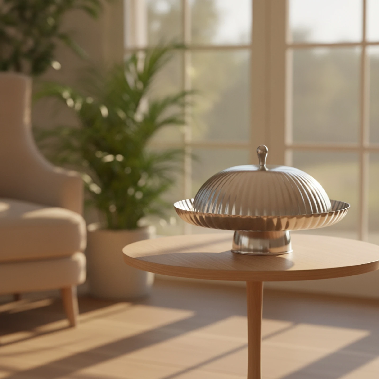 Cake Stand with Lid Round Cake Stand with Cover Serving Tray with Lid Striped Serving Tray with Cover Compact