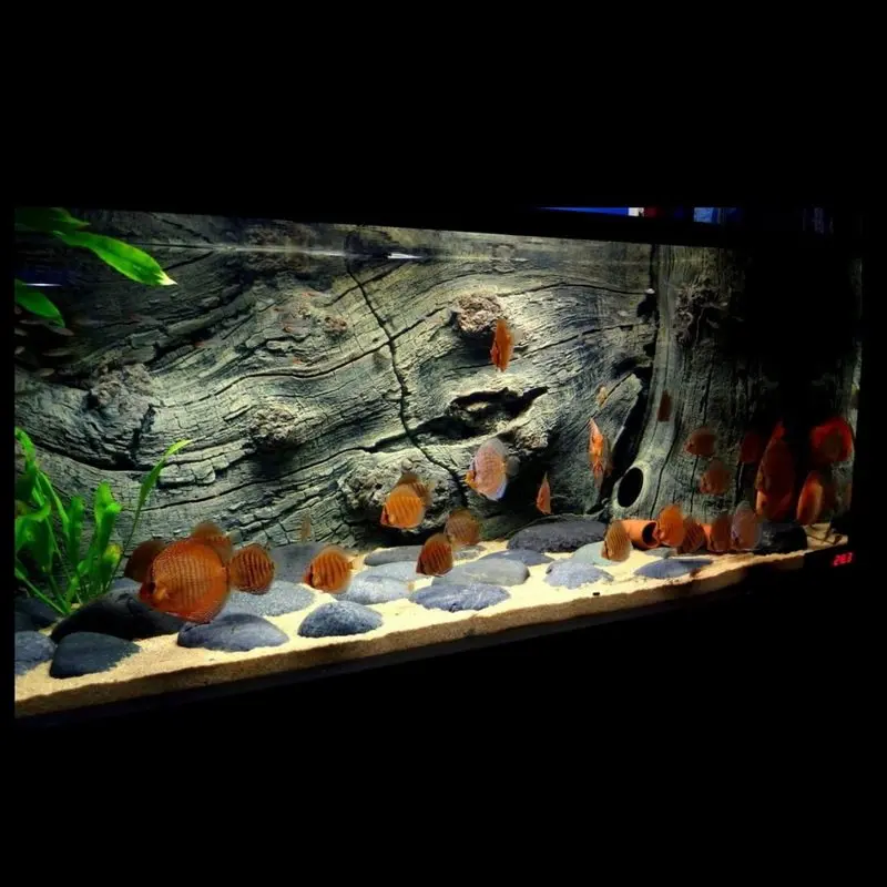 3D aquarium background panel three-dimensional landscaping material in fish tank