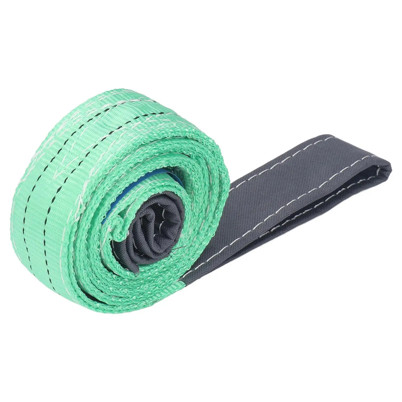 Heavy Duty Double Eye Lifting Strap Crane Hoisting Rope 2T Load Capacity Wear Resistant High Strength Multi Layer Weaving