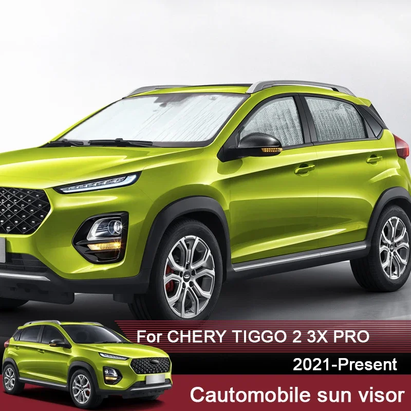 

Car Sunshades UV Protection Cover For Chery Tiggo 2 3X PRO 2021-2025 Window Curtain Sun Shade Visor Windshield Auto Accessories