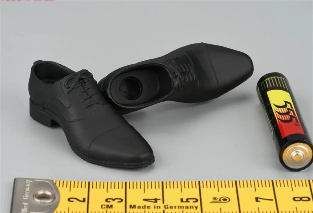 

1/6th POPTOYS X33 Male Doll Figure Black Solid Shoe Boots Toys Model Accessories For 12" Doll Figure Accessories DIY