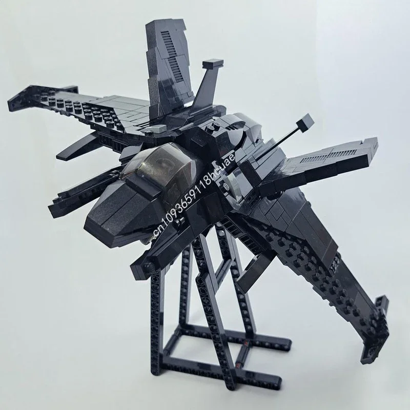 386pcs MOC Arkham Origins Batwing Super Heroes Building Blocks Logical Thinking Up Space Imagination Up Solve Festival Toy Gift
