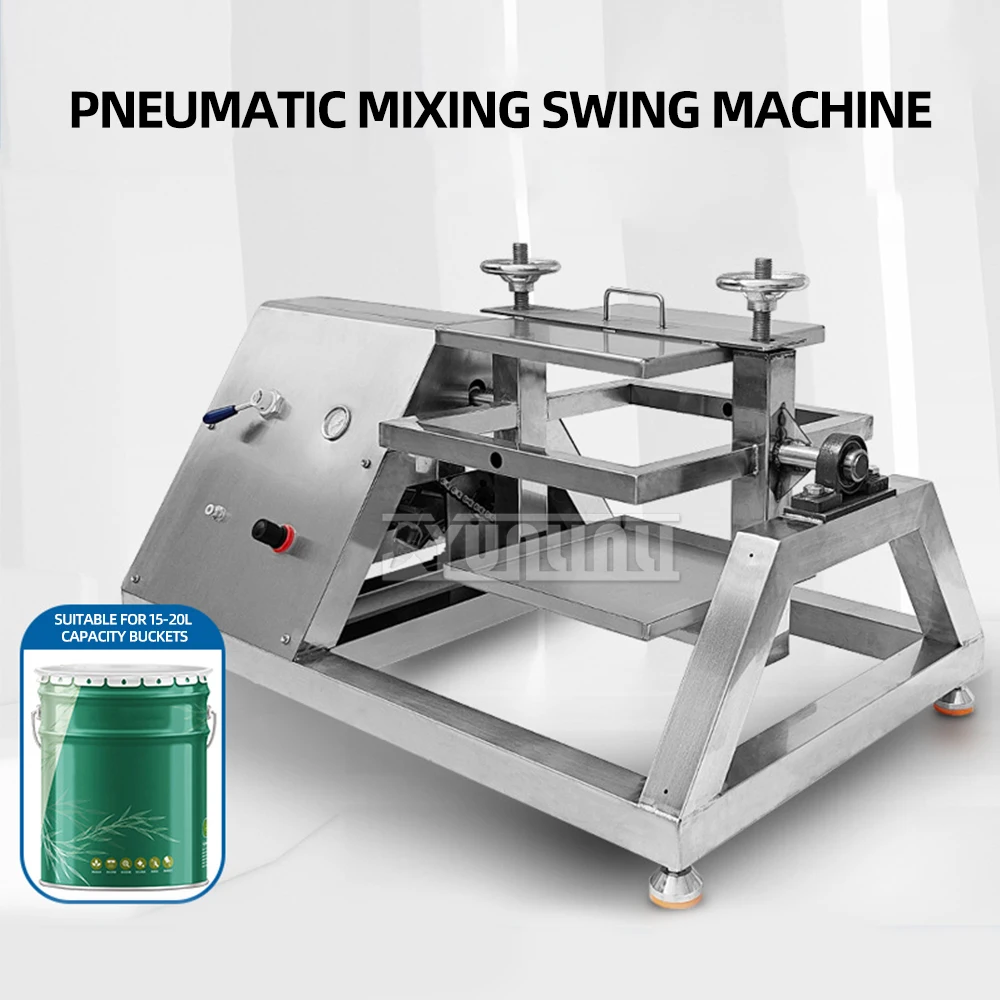 

Industrial stainless steel pneumatic mixing Swing Machine 360 degree paint coating oscillator shaking equipment