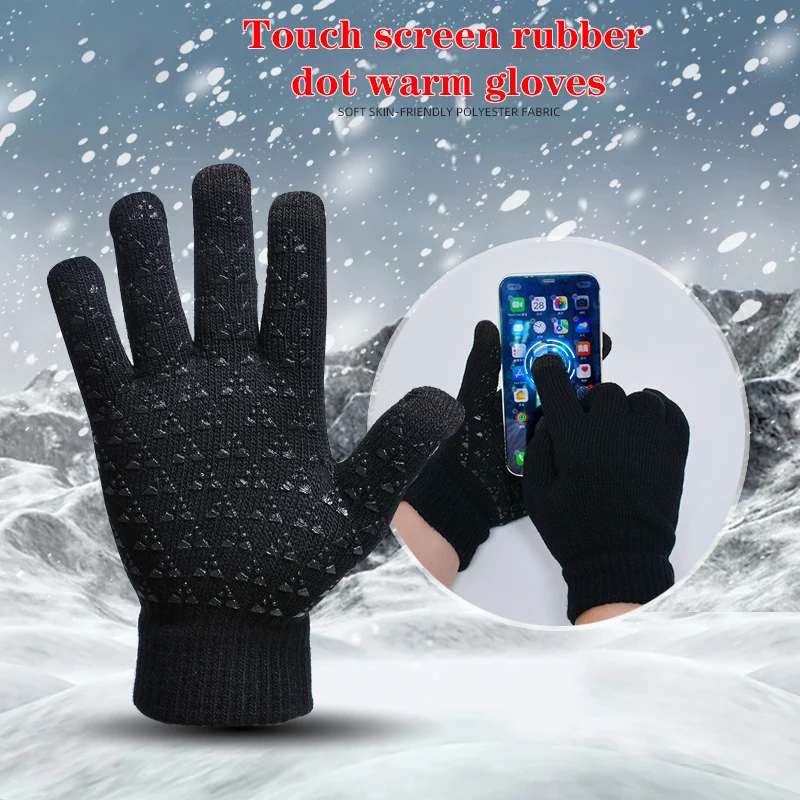 

Non-slip Touchscreen Warm Gloves Men Women Outdoor Work Cycling Driving Cold Protection Finger Glove Windproof Winter Ski Glove