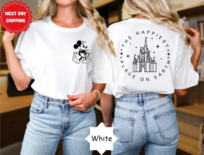 Potdemiel Colors Vintage Comfort Colors Shirt Est. 1955, kalifornisches T-Shirt, Mickey And Friends-Shirt, Familienshirt, Trip Family-Shirt