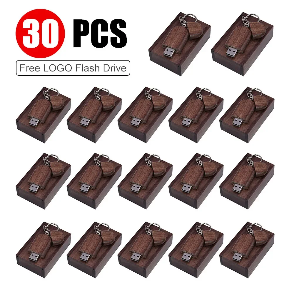 

30pcs/lot Fashion Bamboo Wood and Redwood Wood Pen Drive Card Model 2.0 Usb Flash Drive 4GB 8GB 16GB 32GB 64GB Free Custom Logo