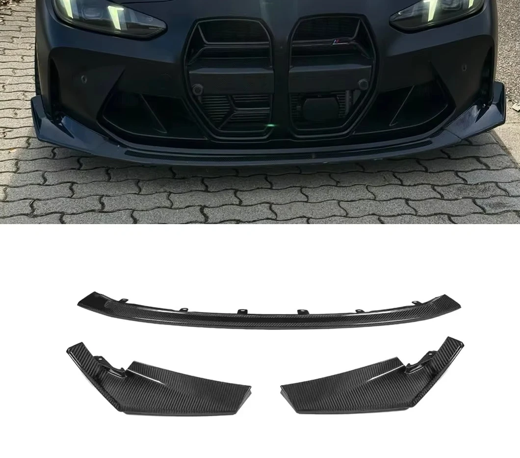 

Передняя губа из сухого углеродного волокна с полиуретановым дизайном для M3 G80 M4 G82 G83, обновление бампера, корпус в стиле CSL, правильная установка, оптовик