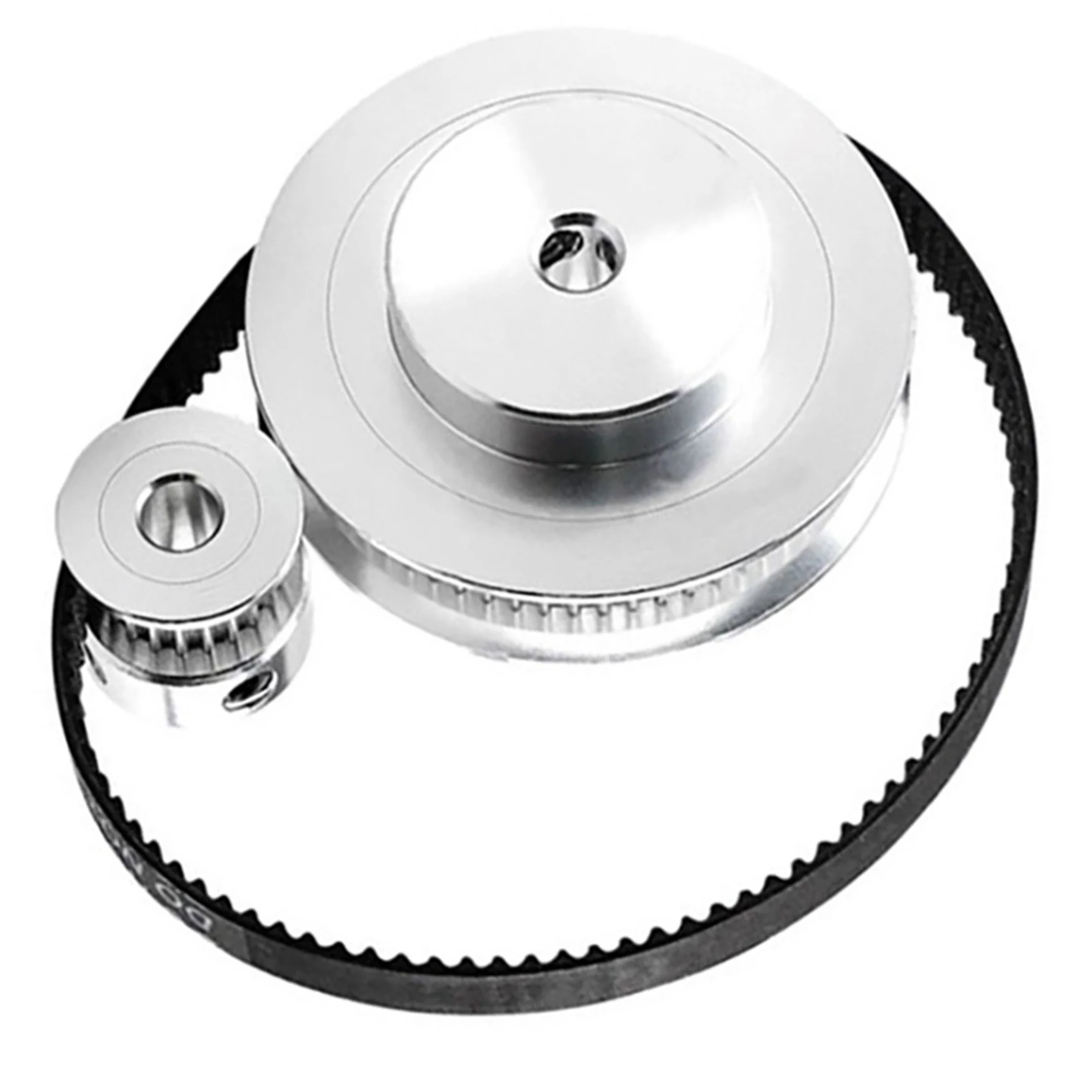 A02M-4X 2Gt Synchronous Wheel 1:3 Reduction Transmission Pulley Pulley Model Mechanical Belt For 3D Printer - 200X8x8mm