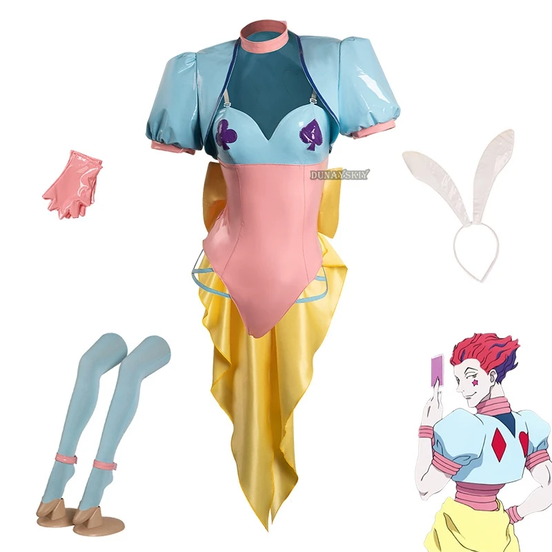 Anime Bunny Girl Hisoka Cosplay Sexy Women Costume Roleplay Fantasia Halloween Carnival Party Cloth For Disguise