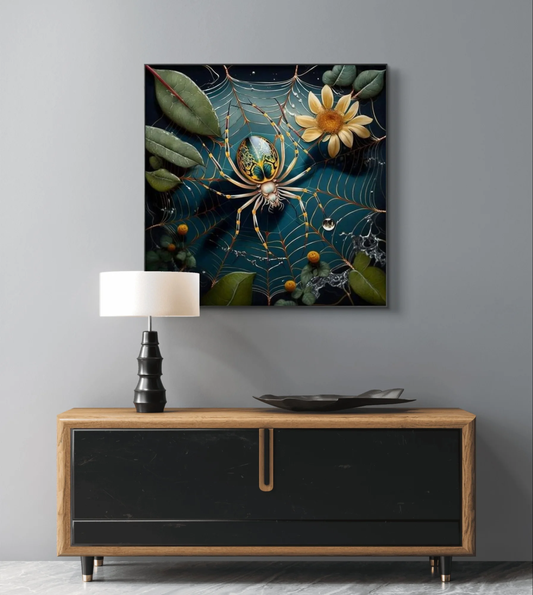 Spider 5D Diamond Painting Kit Cartoon Spider Diy Diamond Embroidery Cross Stitch Hand Kid Gift Cute Insects Home Wall Decor