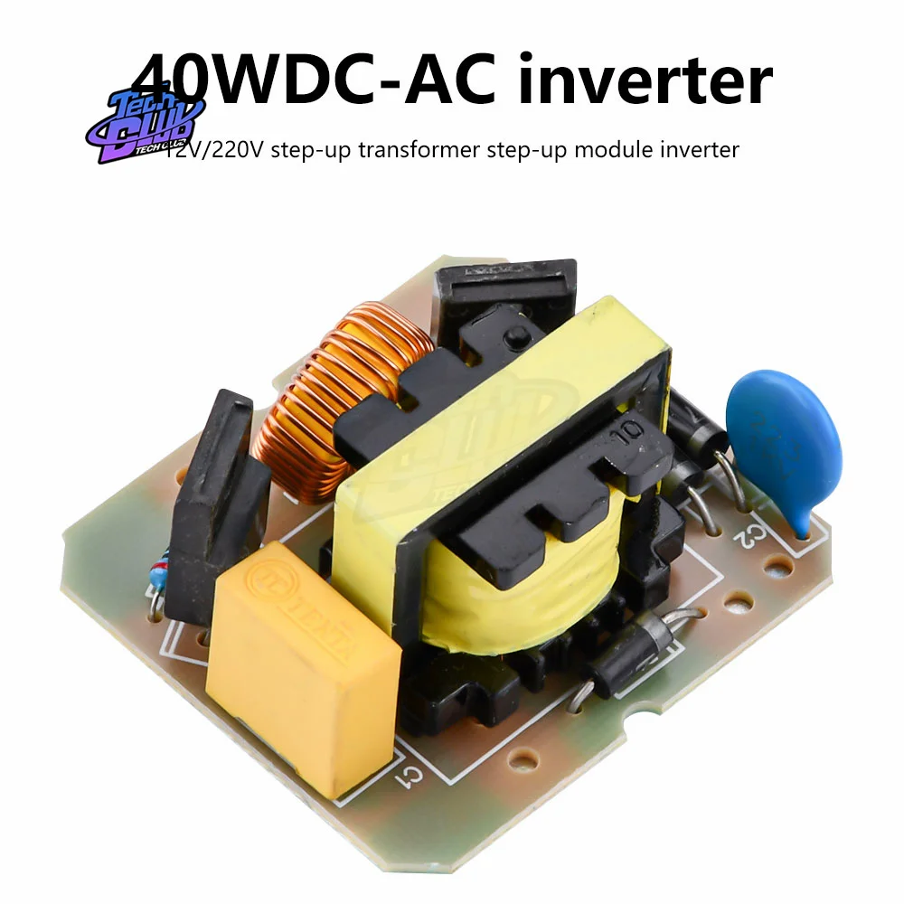 12V to 220V Step UP Power Module 35W DC-AC Boost Inverter Dual Channel Inverse Converter Booster Module Regulator Power Supply