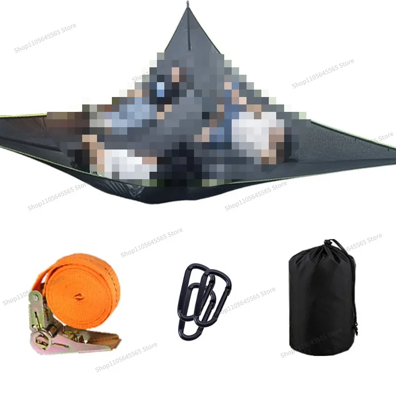 Triangle Hammock Portable Camping for Multiple People Four Corner Hammock Outdoor Camping