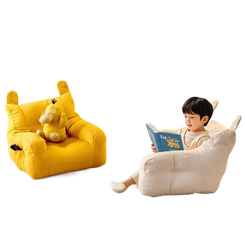 Sillón Individual Infantil con Diseño de Dibujos Animados, Ideal para Rincón de Lectura, Unisex, para Niños y Niñas