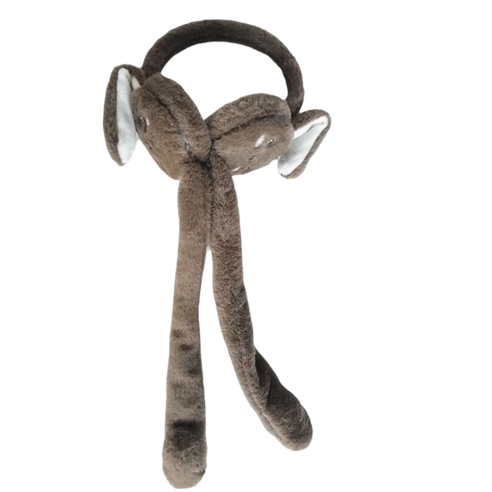 

Модные плюшевые наушники с кроликом, однотонные наушники с героями мультфильмов, утепленные зимние наушники с защитой от холода, женские