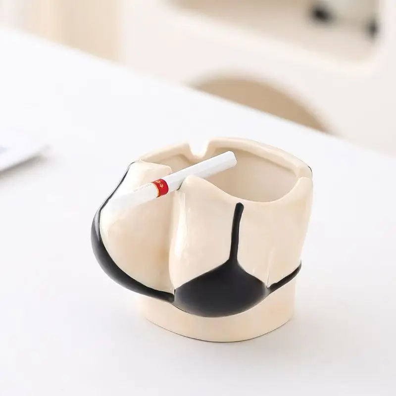 

Bikini Shaped Ashtray Ins Fashion European Friends Gifts Party Decoration Desktop Decor Anti Fly Ash