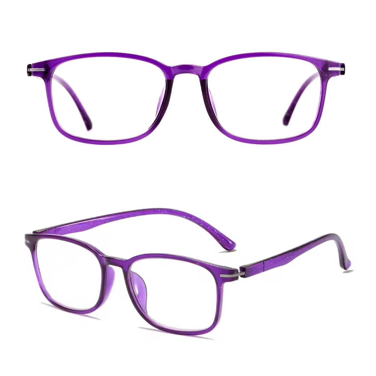 Women's Fashion Auto-Focus Reading Glasses Blue Light Blocking Square Frame Sport Eyewear L10