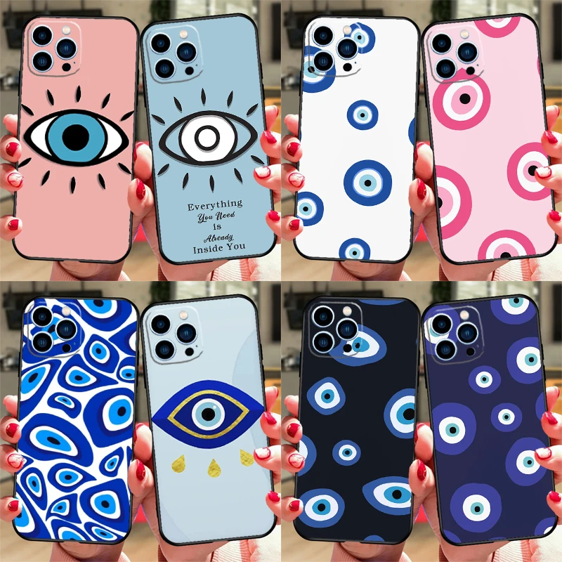 Big Eyes Cartoon Pattern For OPPO Reno 7 8 Lite 8T 10 11 12 13 14 15 Pro 15F 14F OPPO Find X9 Ultra X5 X6 X8 Pro Case