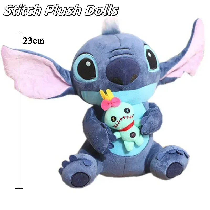 

hot Kawaii Disney Stitch Plush Doll Toys Anime Lilo & Stitch Stuffed Doll Cute Stich Plush Doll Kids Birthday Gift Children Toy