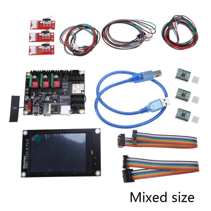 3D Printer Motherboard MKS DLC32 V2.1 Offline Control 32bit ESP32 Wifi Laser- Engraving Machine Kit Controller DropShipping