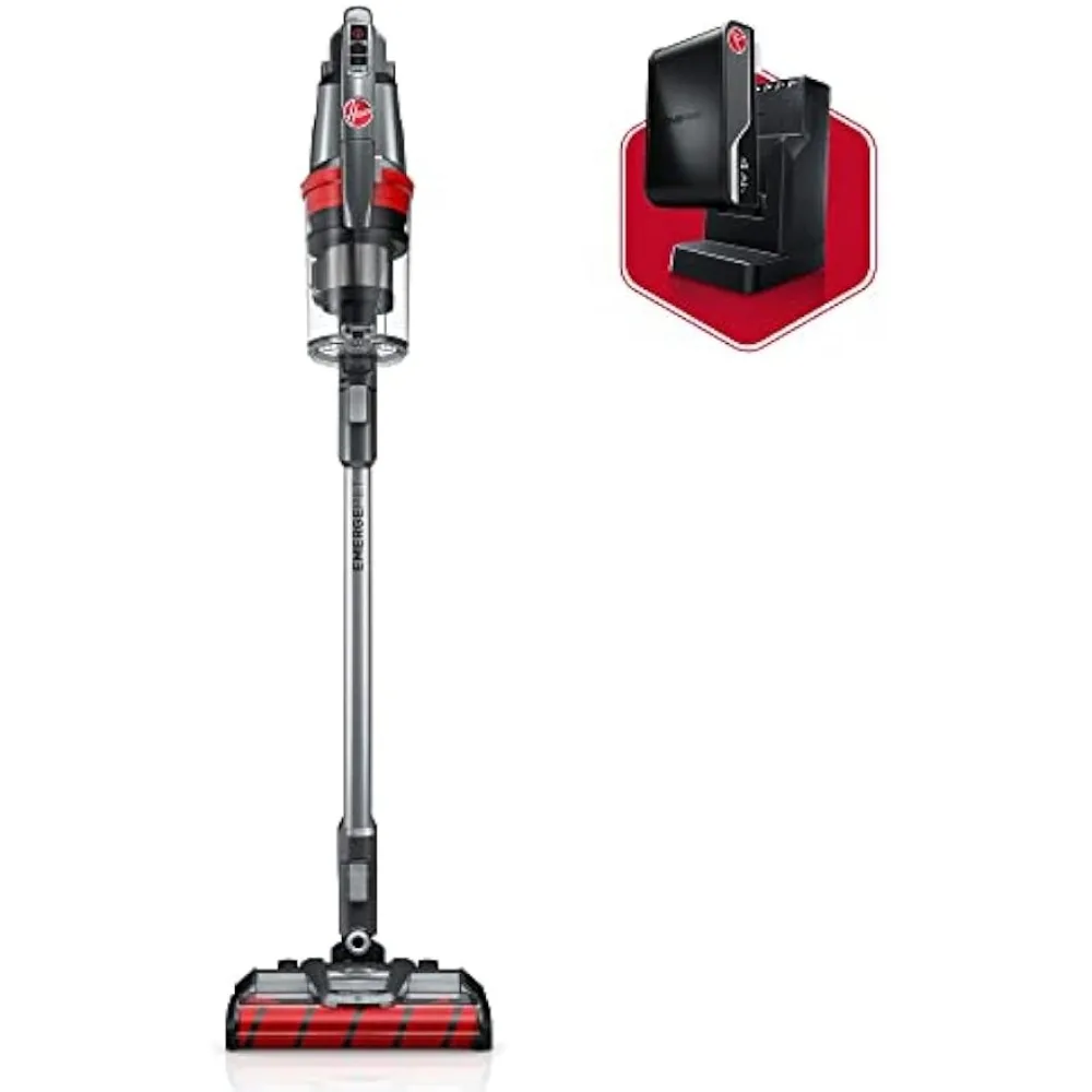 Hoover Onepwr Windtunnel Tevoorschijn Te Komen Huisdier Draadloze Lichtgewicht Stokstofzuiger Met All-Terrain Dual Borstelrolmondstuk, Bh 53602V, Zilver