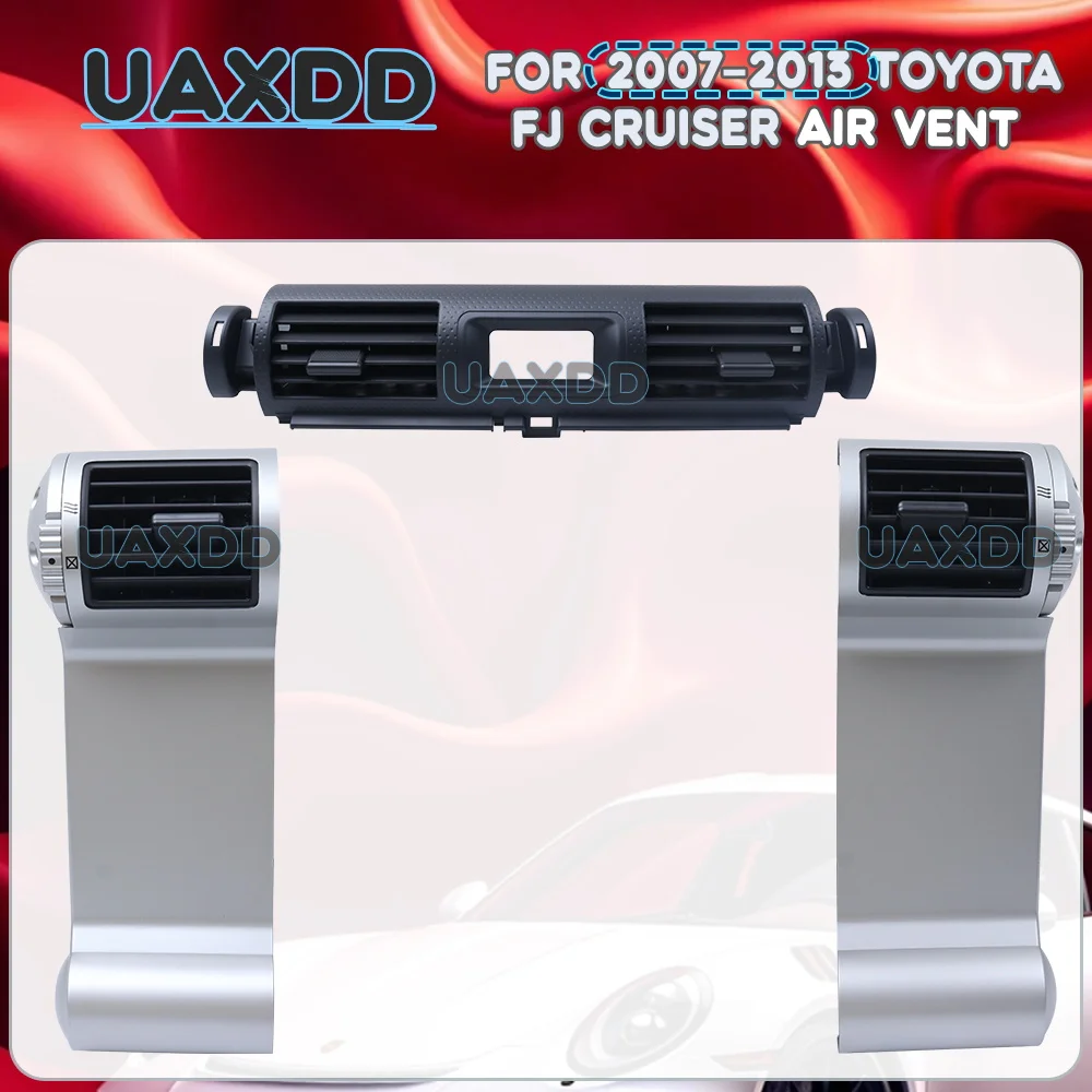 

Вентиляционное отверстие для Toyota Land Cruiser FJ 2007-2013 гг., аксессуар для кондиционера, решетка воздуховода, панель приборной панели, легко устанавливается