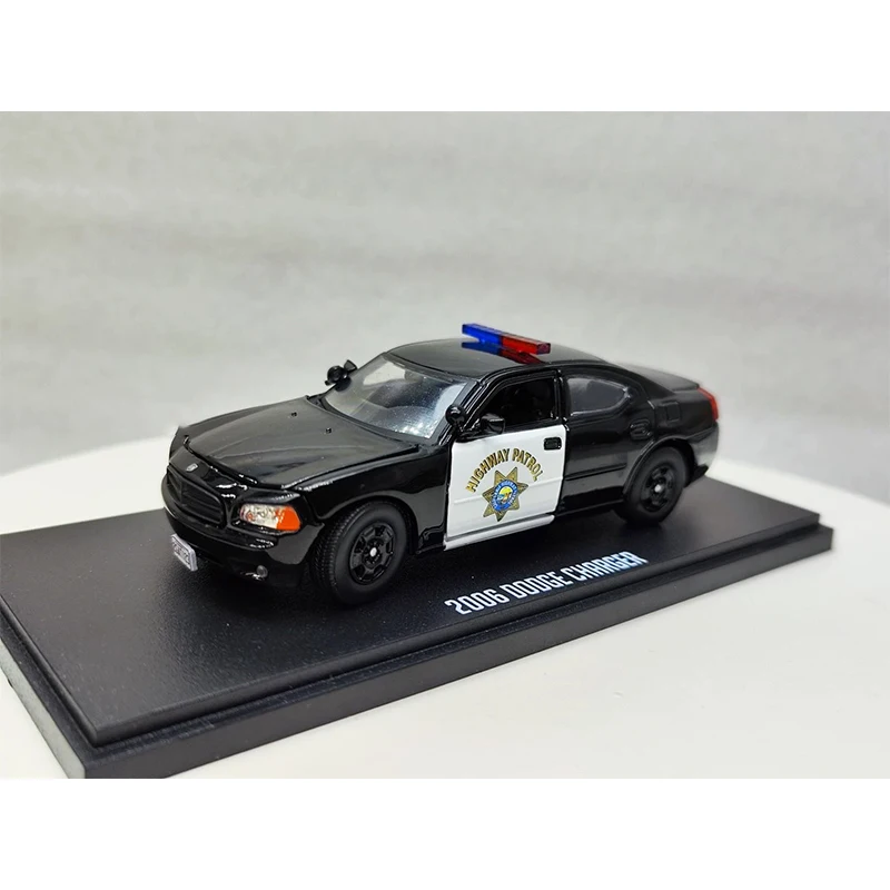 Greenlight 1/43 proporsi TV Drama The Rookie Dodge Charger Series Diecast Model dapat dibuka mobil logam campuran hadiah Natal Anak