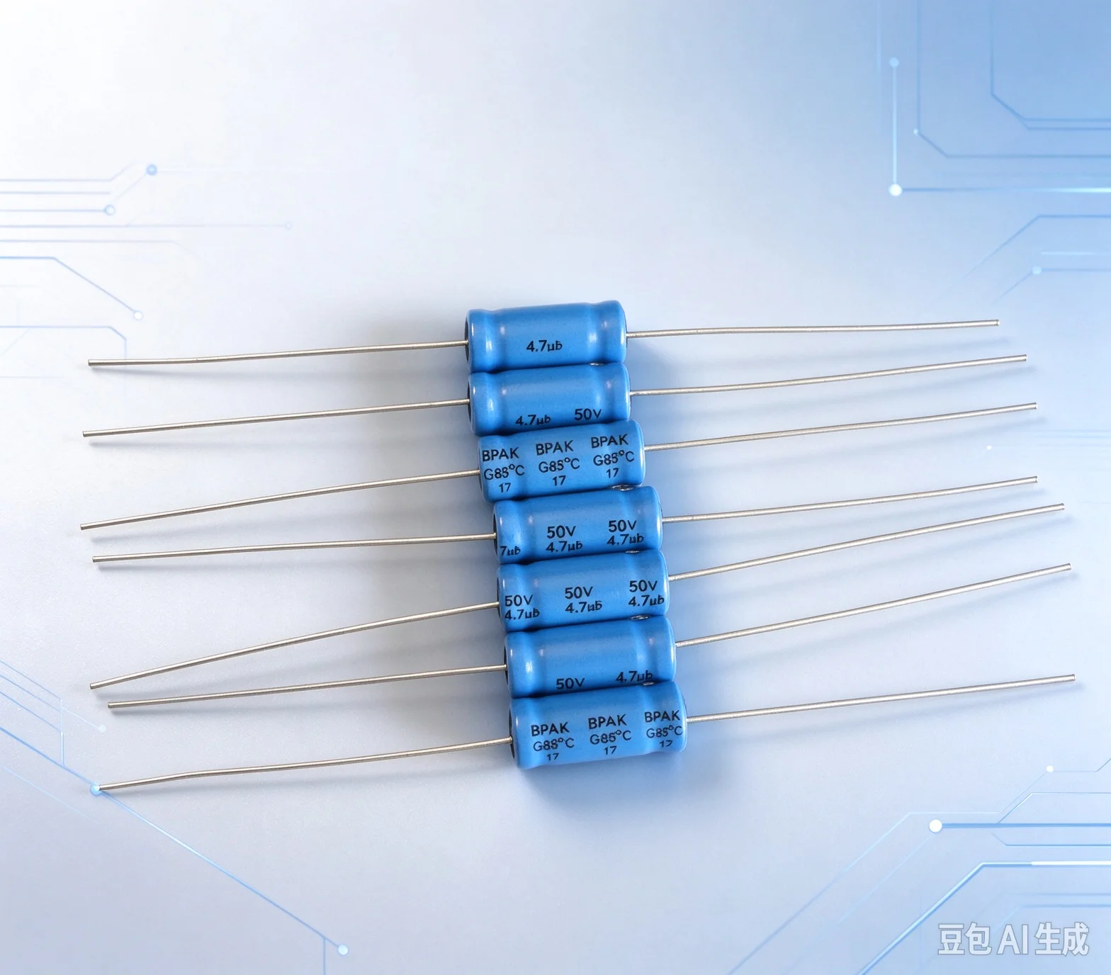 New for IC BPAK 4.7UF 50V HiFi Axial Crossover Capacitor  10pcs