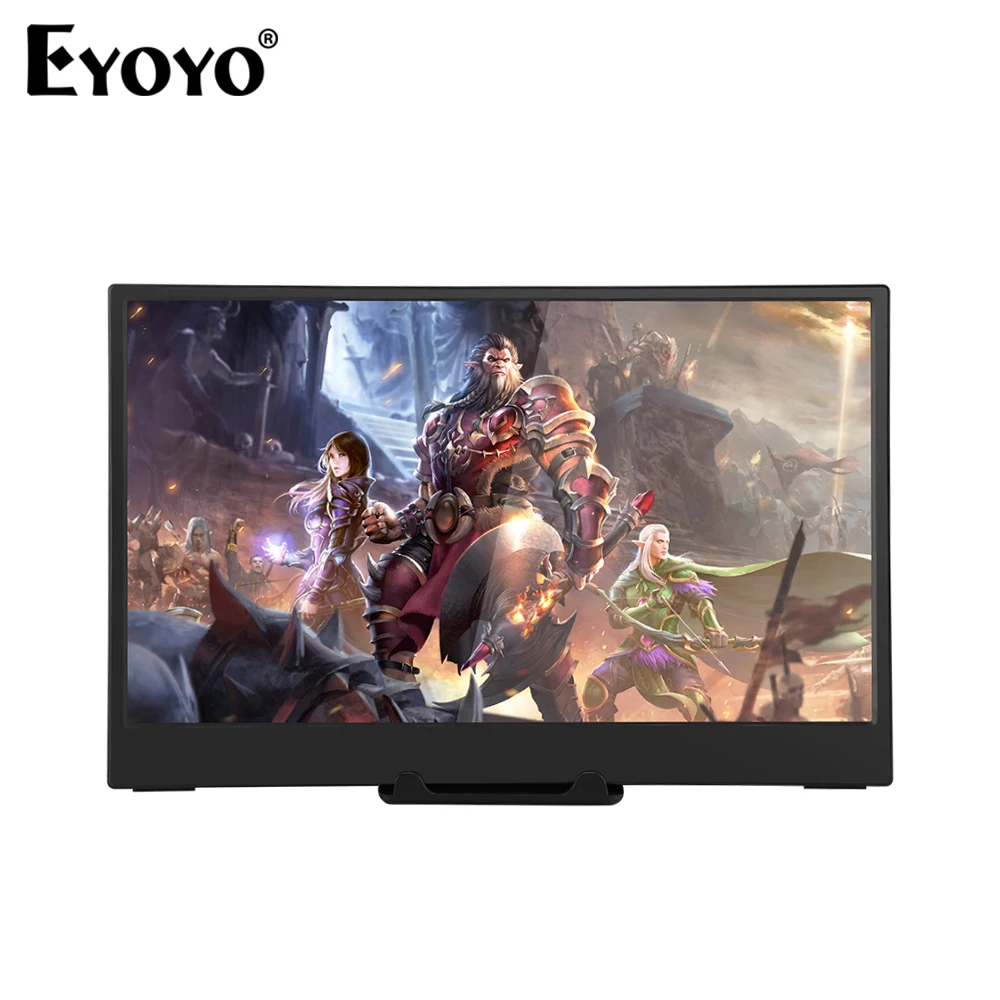 Eyoyo Type-C Portable Monitor 13.3 Inch IPS Screen 2560x1440 2K Resolution Second Display For Laptop Computer Mac Phone Xbox PS4