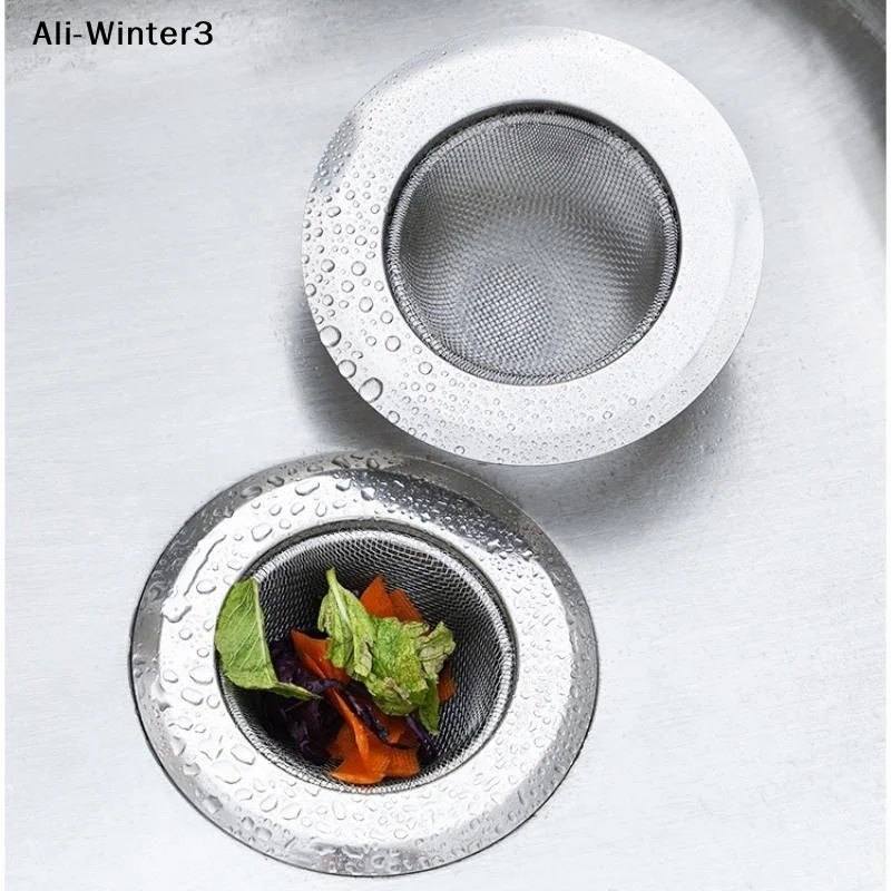 【Av】Stainless Steel Kitchen Sink Drain Mesh Rust Resistant Catches Food Scraps Prevents Sink Clogs For Home Kitchen Use