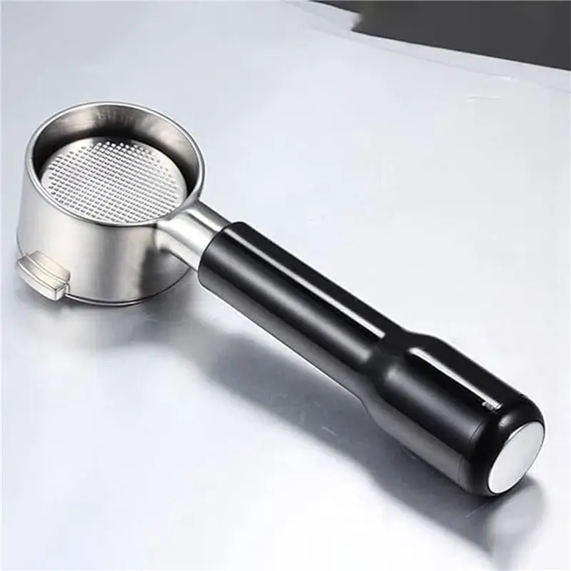 BHBD-4 Pcs 51Mm Portafilter For Delonghi ECP3420 EC155 BCO430 EC260, 51Mm Bottomless Portafilter 2 Ears Replacement Parts