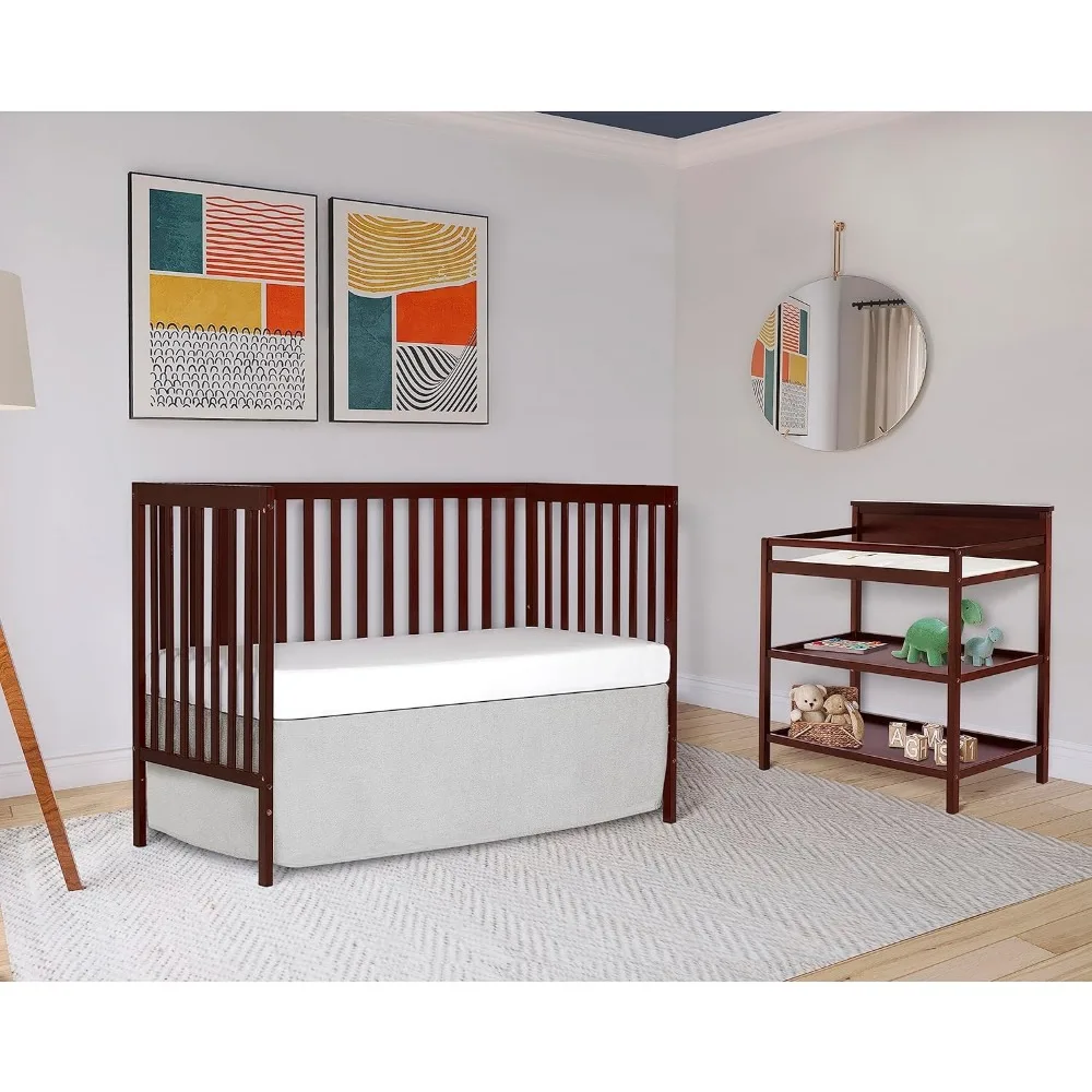 Seguro Berço, sólido reciclado, Nova Zelândia Pine, Tamanho 53,0 polegadas de comprimento x 29,0 polegadas de largura x 39,0 polegadas