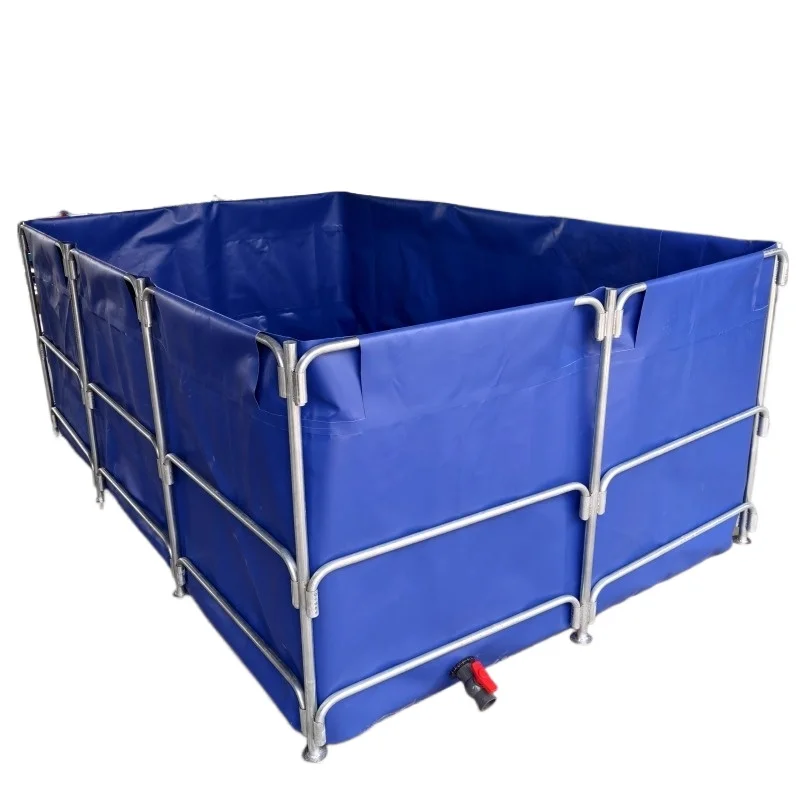 2025年製 キャンバス製水槽、支持構造付き、繁殖用水槽用防水生地、魚の繁殖用厚手水槽