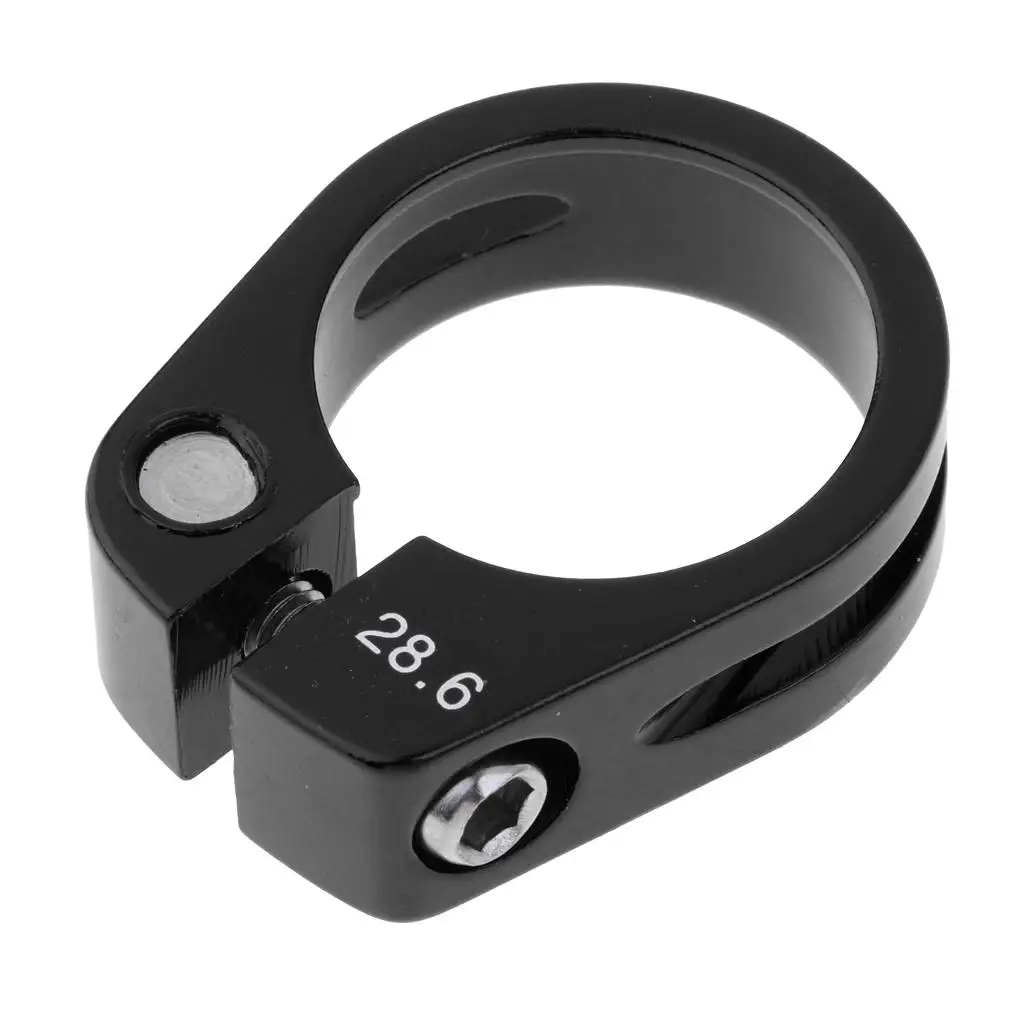 Kids Seat Post Clamp Aluminium Alloy Seatpost Collar Fits /27.2mm Bike Seat Post - Select Colors & Sizes