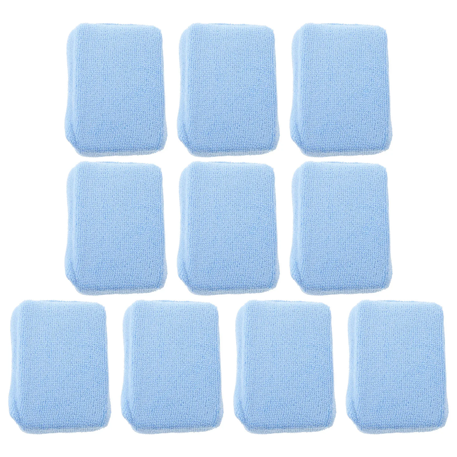 

10Pcs Car Detailing Wax Pads Rectangular Polishing Applicator Blocks Manual Waxing Buffing Cleaning Pads Car Maintenance