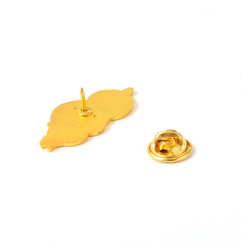 مزدوج برأس زهرة ثعبان كوبرا المينا دبوس مخصص الحيوان الظلام دبابيس شارة تثبّت في طية السترة حقيبة الكرتون القراءة مجوهرات هدية للأصدقاء #2