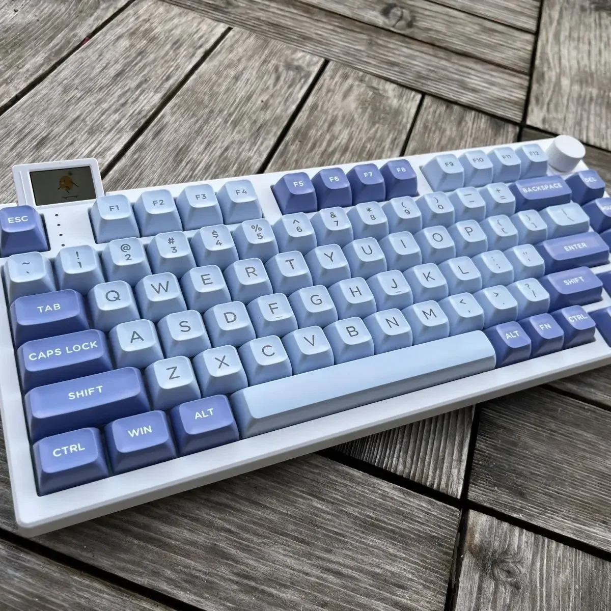 Ball cap sa keycap blue cyan yellow 61/64/68/84/87/98/96/104 mechanical keyboard keycap