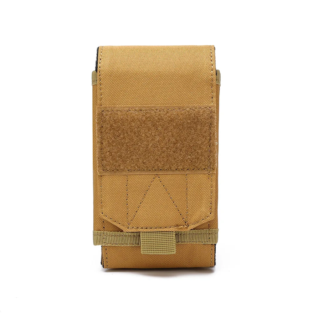 SINGLE Layer/Double-Layer 7 นิ้วเอวกระเป๋าโทรศัพท์ Double MOLLE ระบบโทรศัพท์มือถือกระเป๋ากลางแจ้งบุหรี่กระเป๋ากระเป๋าเครื่องมือกลางแจ้ง