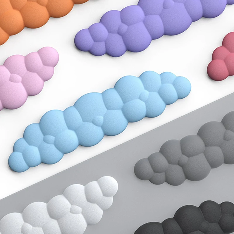 Creative Cloud Shape Wrist Rest Pad Fashion Soft Anti-Slip Desktop Office Mouse Wrist Rest Memory Foam Keyboard Mouse Pad