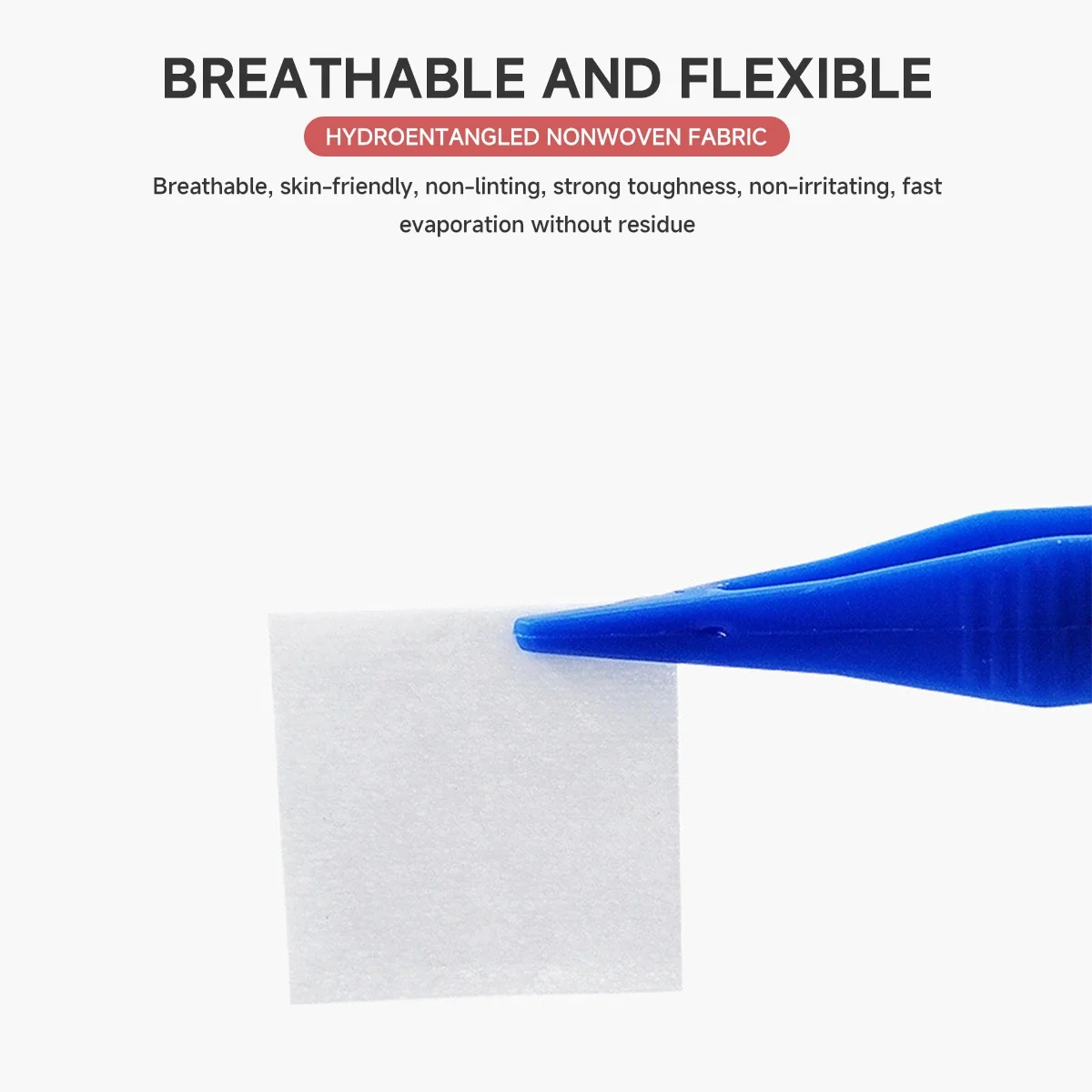 وسادات قطنية كحولية يمكن التخلص منها ومريحة لتنظيف شاشات الهاتف المحمول والتطهير والعناية بالجروح وممسحة الكحول