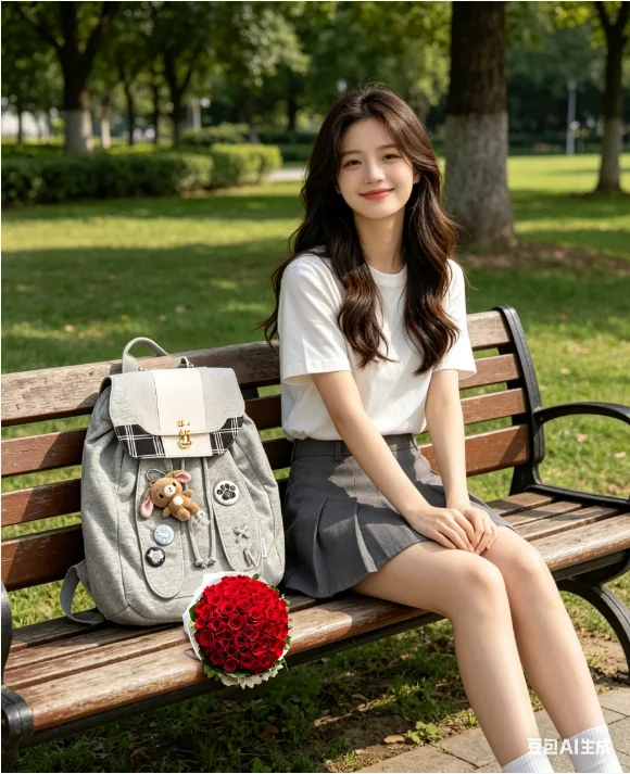

Original High-value Rabbit Ear Flap Drawstring Backpack Sweet Versatile Girls Students Travel Commuting School Backpacks