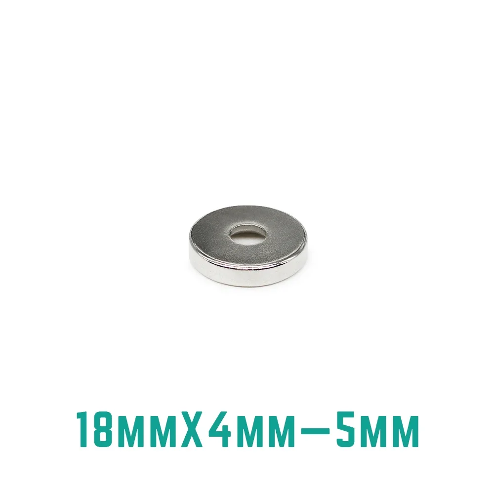 5/10/15/20/30/50PCS 18x4-5 mm Round Strong Neodymium Magnets 18*4 mm Hole 5mm Countersunk Disc Permanent Magnet 18X4-5mm 18*4-5