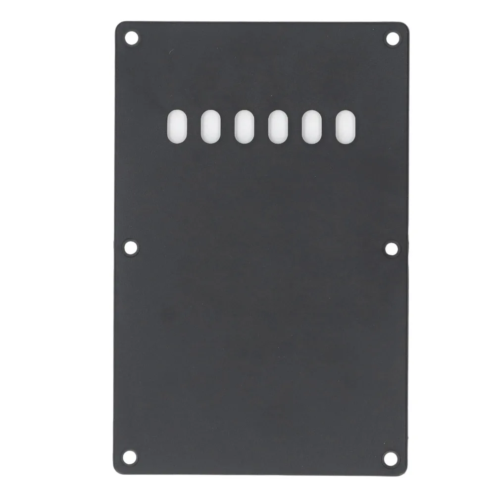 Premium Plastic Material Tremolo Cover Plate Black Color Guitar Back Plate Guitar Accessories Kit For Electric Guitar