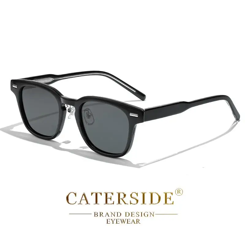 CATERSIDE Retro Quadrat Polarisierte Sonnenbrille Männer TR90 Rahmen Hohe Qualität Sonnenbrille für Frauen Fahren Angeln Party Brillen – Detail 10