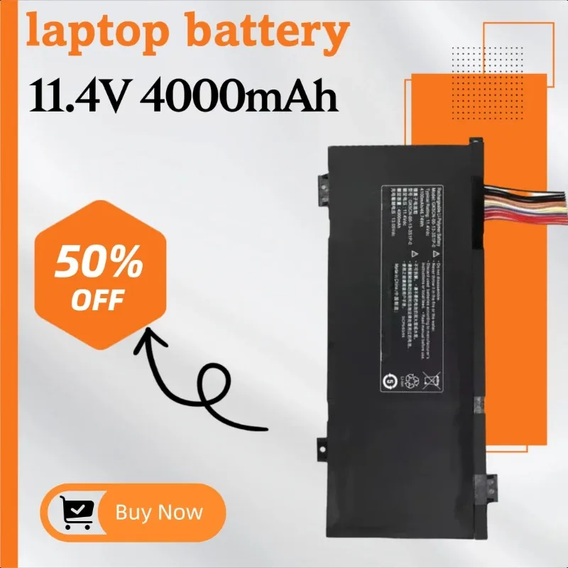 

Аккумулятор для ноутбука 11,4 В, 4000 мАч GK5CN для MECHREVO X9ti X8Ti PLUS Z3 Z2Air Z7M-KP7GZ